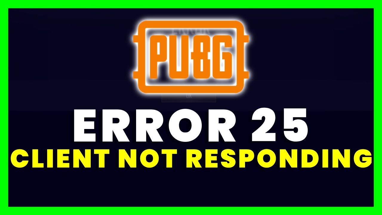 PUBG Error 25: Understanding and Resolving It