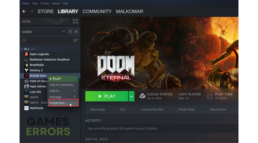 How to Verify Game Files on Steam
